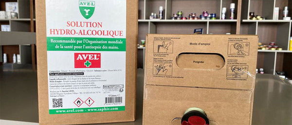 AVEL’s new disinfectant: a contribution during the Covid-19 crisis - Saphir Médaille d'Or